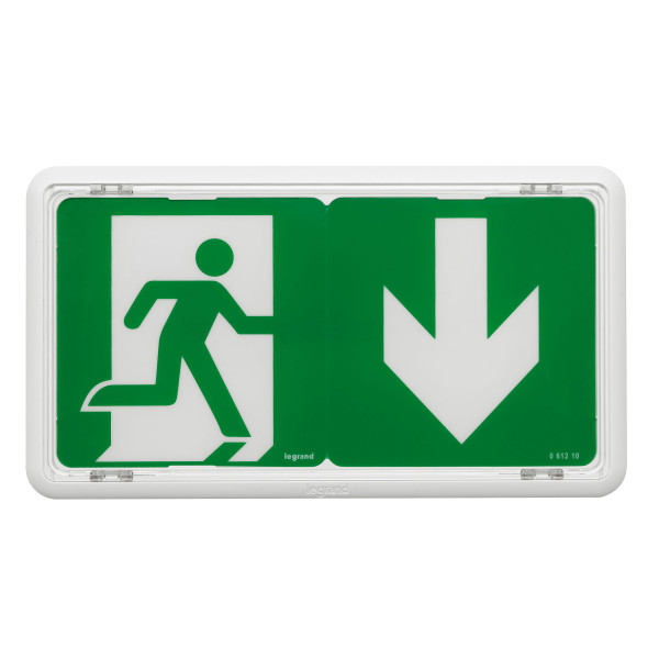 BAES d'évacuation saillie à LEDs 45lm 1h plastique IP43 IK07