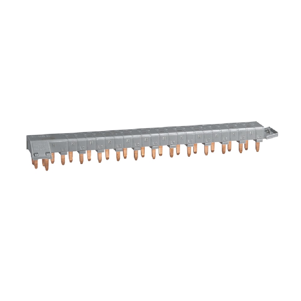 Peigne d'alimentation tétrapolaire horizontal longueur 12 modules