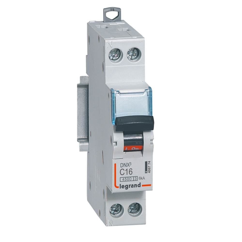 Disjoncteur P+N  - 16A - courbe C