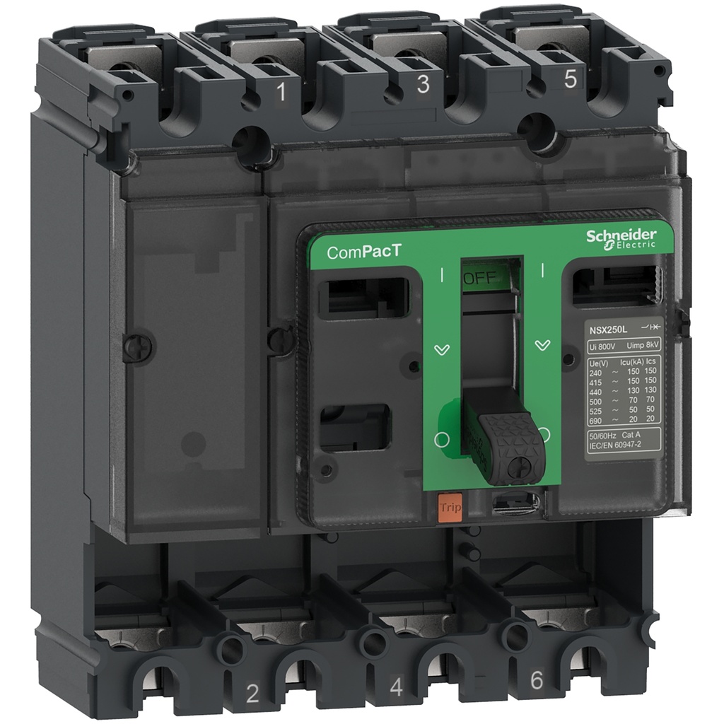 Disjoncteur Compact NSX400F 4P 400A sans déclencheur