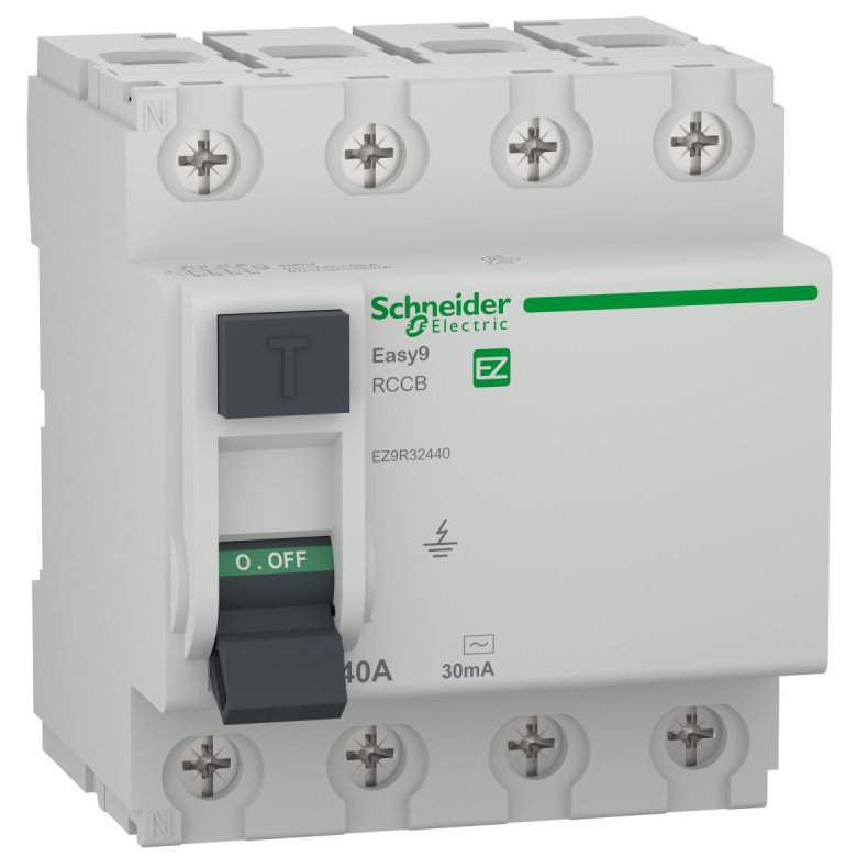 Interrupteur différentiel 4P 40A 30mA