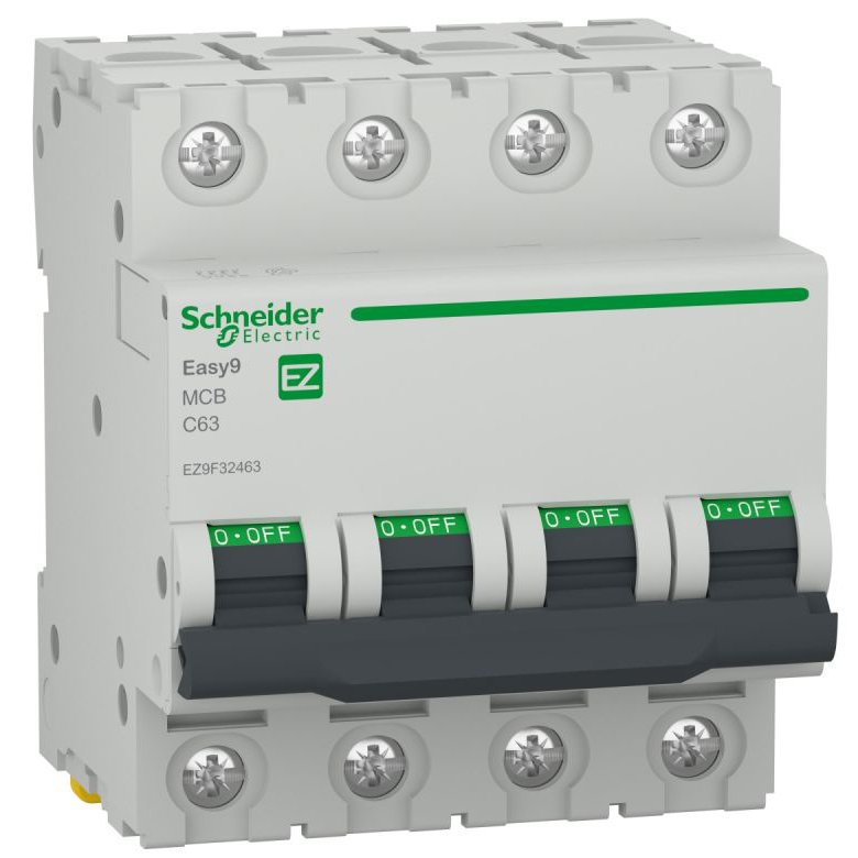 Disjoncteur 4P  -63A - courbe C