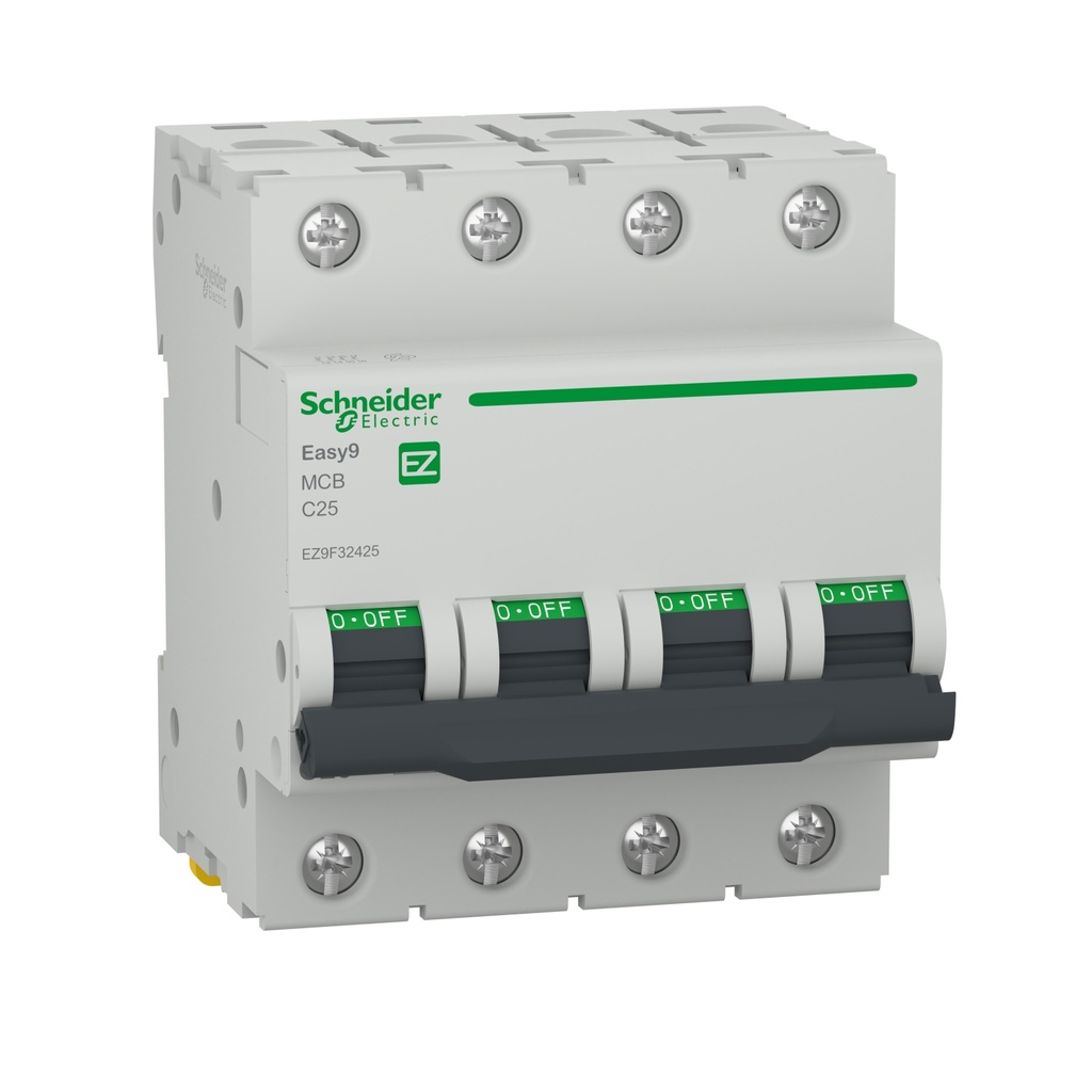 Disjoncteur 4P  - 25A - courbe C