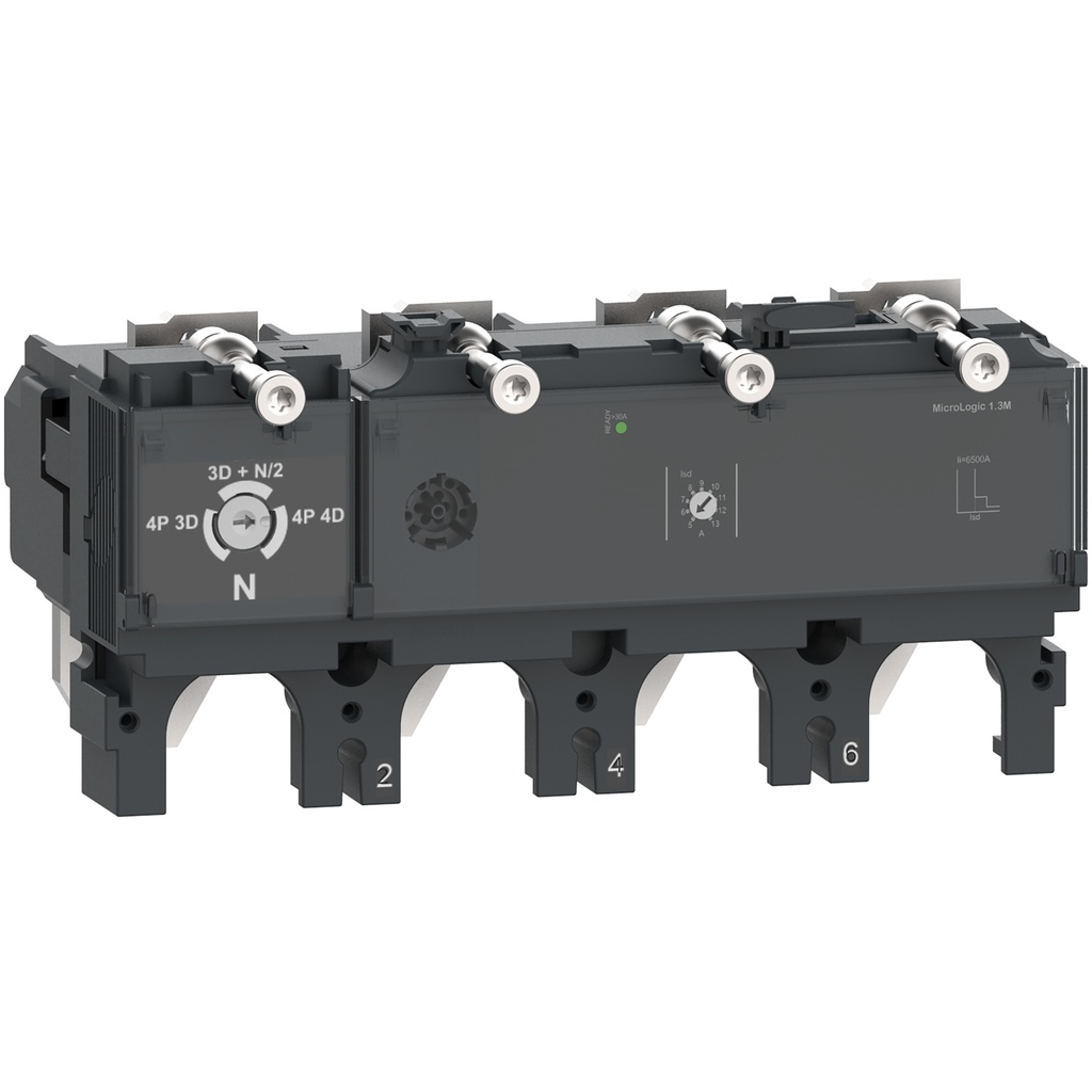 Déclencheur micrologique 2.3 4P4D 250A pour NSX 630A