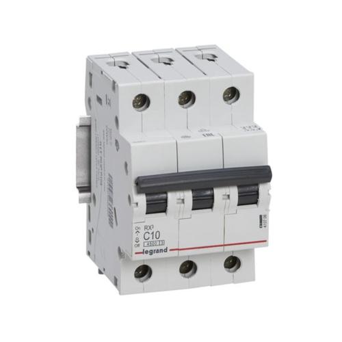 Disjoncteur 3P  - 10A - courbe C