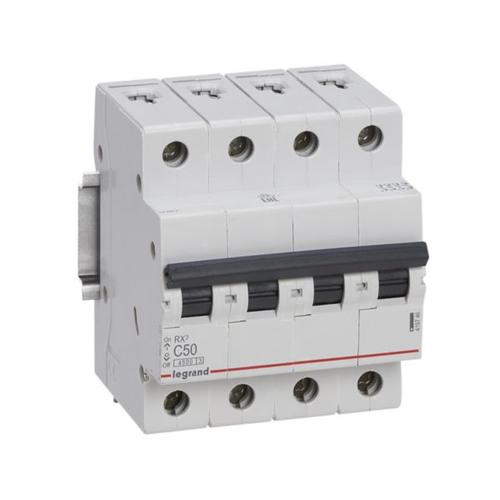 Disjoncteur 4P  - 50A - courbe C