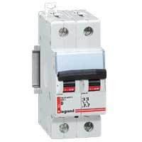 Disjoncteur 2P  - 6A - courbe C