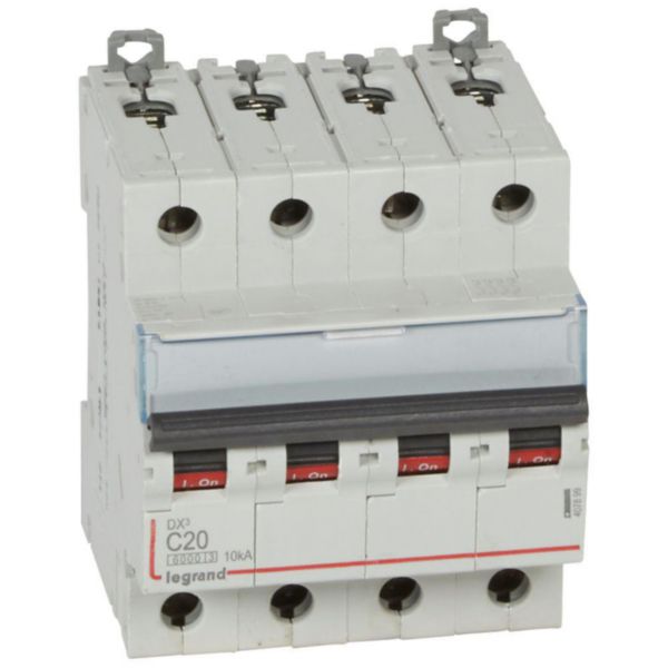 Disjoncteur 4P - 20A - courbe C