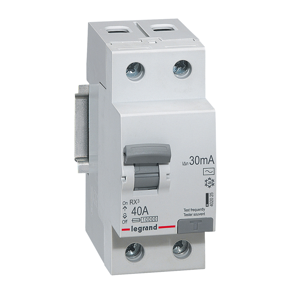 Interrupteur différentiel 2P 40A 30MA