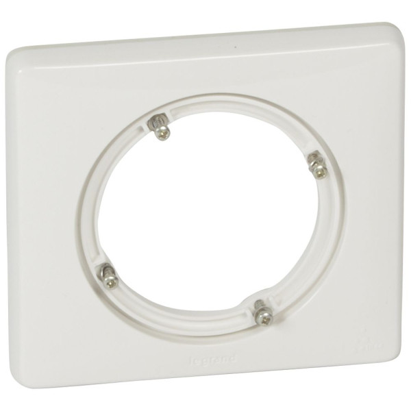 PLAQUE DE FINITION blanc 1 poste IP44 Céliane