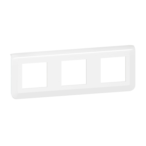 Plaque de finition horizontale blanche  pour 3x2 module MOSAIC