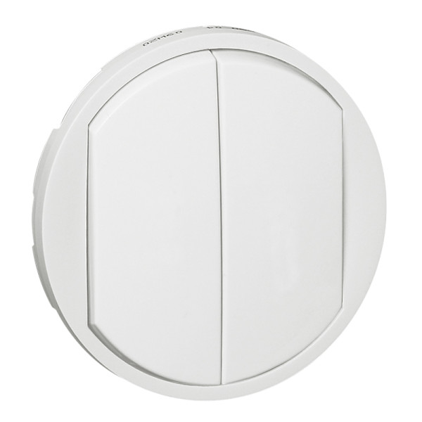Enjoliveur blanc double va et vient