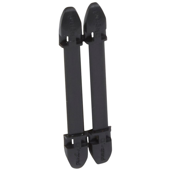 Porte-repères noir 7 caractères duplix paquet de 100