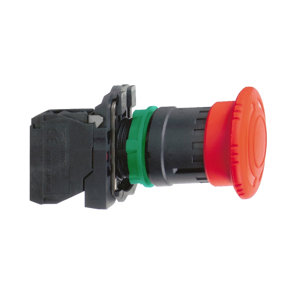 Arret d'urgence rouge 22mm