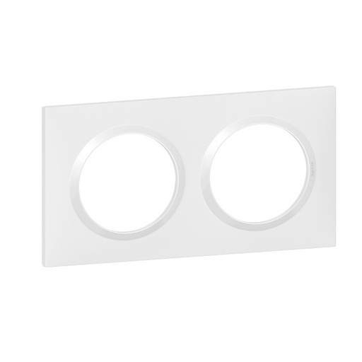 [LEG600802SGL] PLAQUE DOOXIE BLANC 2 POSTES