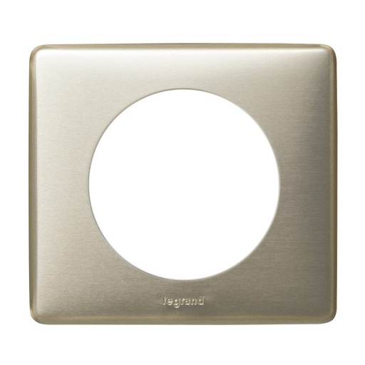 [LEG068901SGL] Plaque de finition titane 1 poste