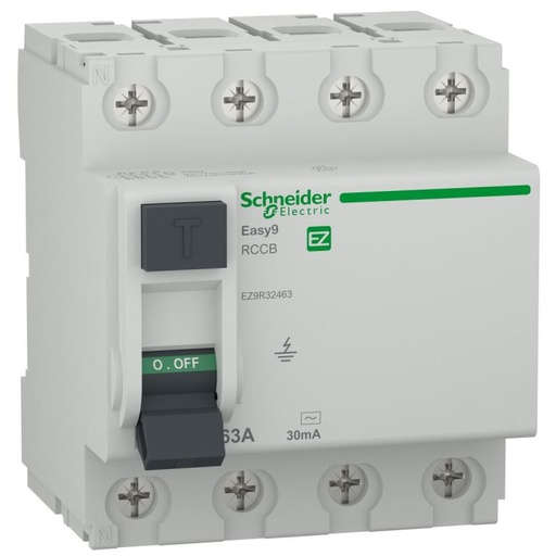 [SCHEZ9R32463] Interrupteur différentiel 4P 63A 30mA