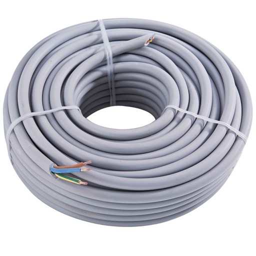 [CAH05VVF2x2.5SGL] Câble souple H05VVF 2x2.5 mm Rouleau 100m