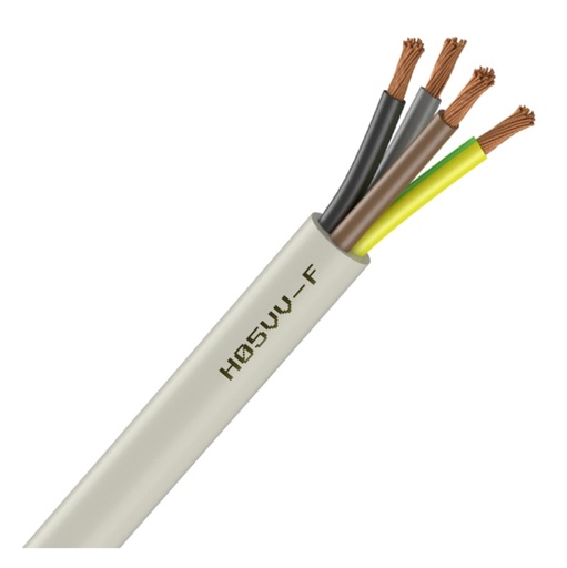 [CAH05VVF4G2.5SGL] Câble souple H05VVF 4G2.5 mm Rouleau 100m