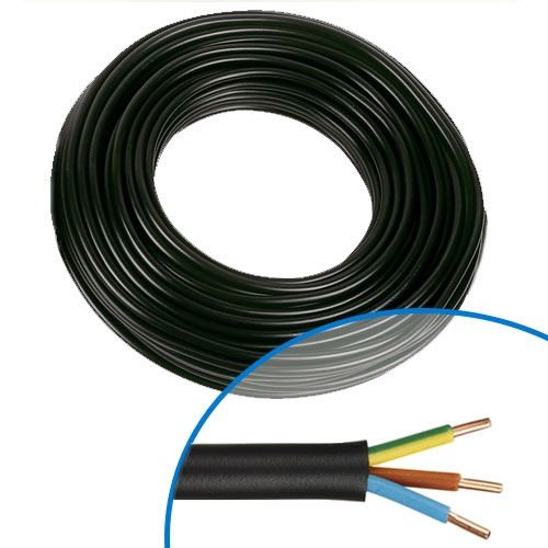 [CAR2V3G2.5SGL] CABLE U1000 R2V 3G2.5 mm² Rouleau 100m