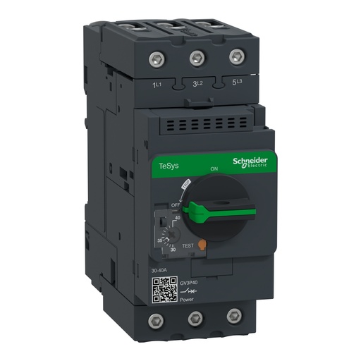 [SCHGV3P40] TeSys - disjoncteur moteur magnéto-thermique GV3 - 3P - 30A à 40A - Everlink BTR