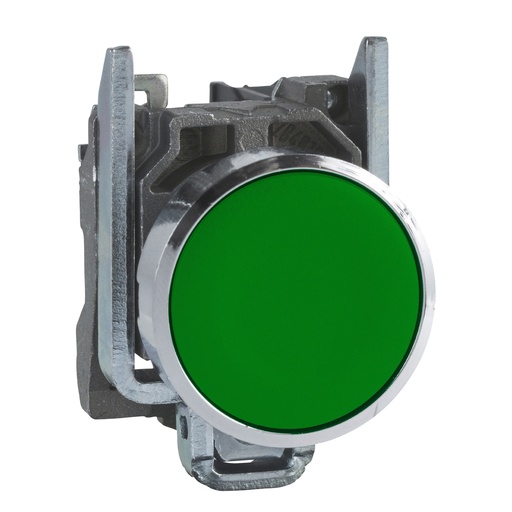 [SCHXB4BA31SGL] Bouton poussoir 22mm vert à impulsion-NO