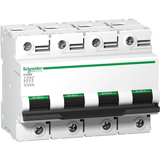 [SCHA9N18375] Disjoncteur 4P  - 100A - courbe C