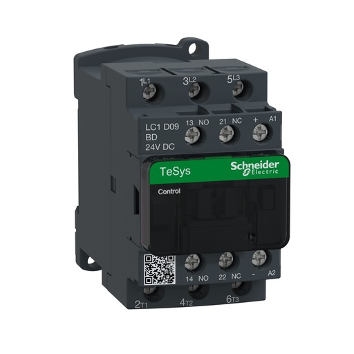 [SCHLC1D09BD] Contacteur TeSys Deca - 3P(3 NO) - AC-3 - <= 440 V 9 A - bobine 24 V DC