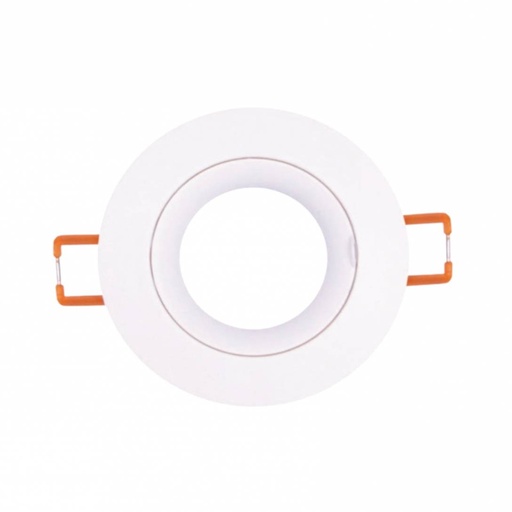 [SLX401110SGL] Spot encastré GU10 rond blanc Ø8cm