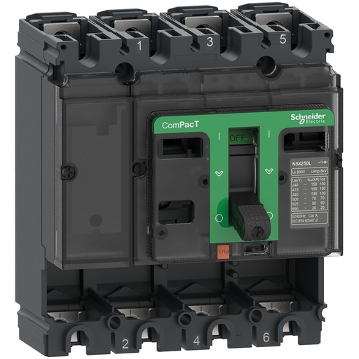 [SCHC40F4] Disjoncteur Compact NSX400F 4P 400A sans déclencheur