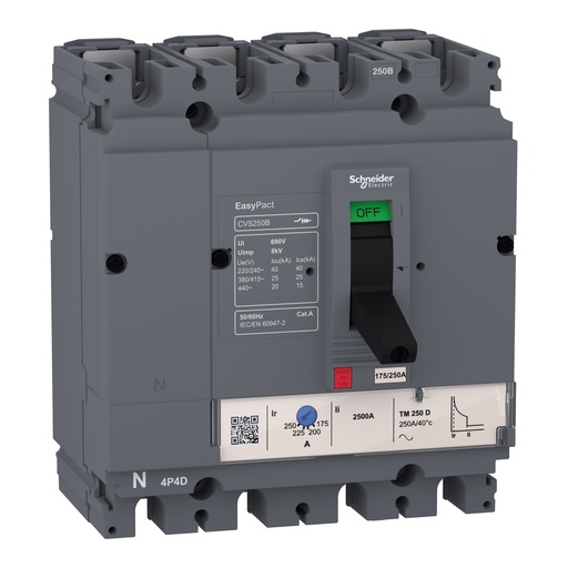 [SCHLV525323] Disjoncteur compact 4P4D 250A