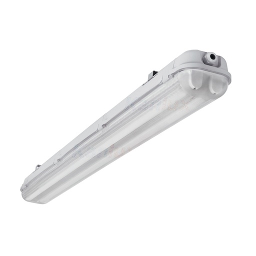 [KAN22800SGL] Réglette étanche IP65 pour tube LED T8 G13 2x18W 120cm gris
