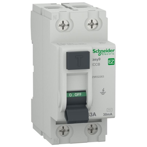 [SCHEZ9R32263] Interrupteur différentiel 2P 63A 30mA