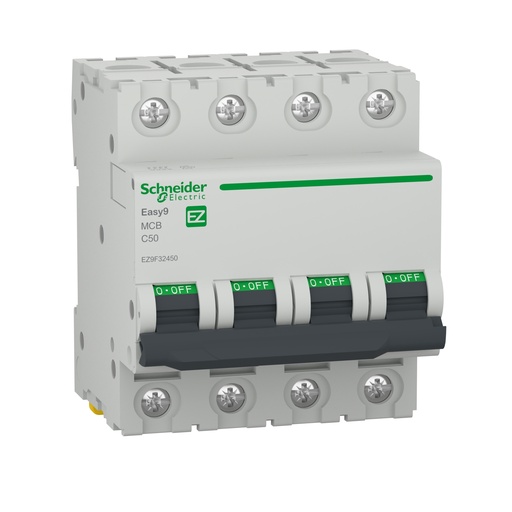 [SCHEZ9F32450] Disjoncteur 4P  - 50A - courbe C