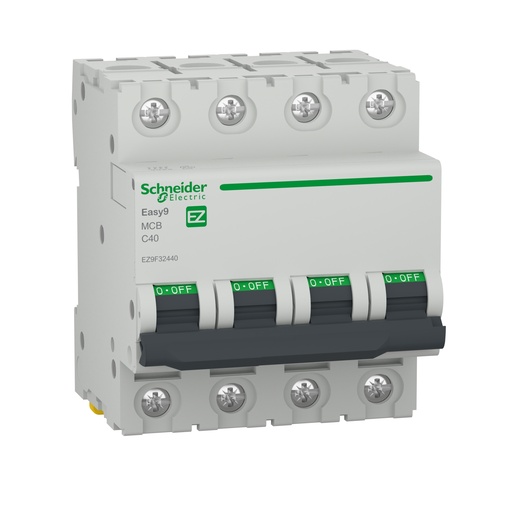 [SCHEZ9F32440] Disjoncteur 4P  - 40A - courbe C