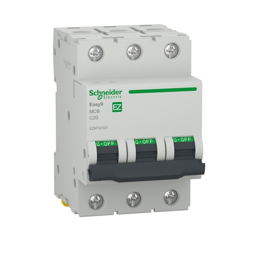 [SCHEZ9F32320] Disjoncteur 3P  - 20A - courbe C