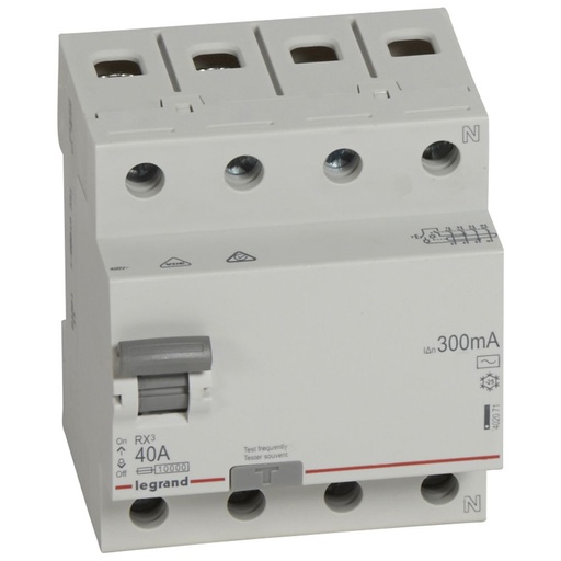 [LEG402071SGL] Interrupteur différentiel 4P 40A 300MA