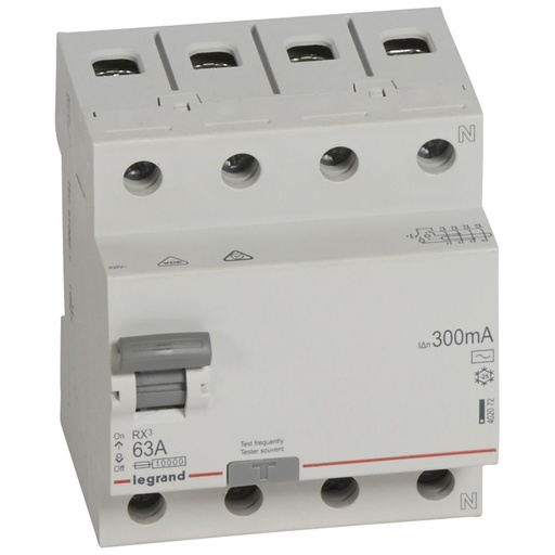 [LEG402072SGL] Interrupteur différentiel 4P 63A 300MA