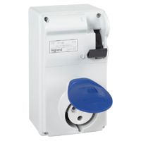 [LEG56601] Coffret avec interrupteur et prise 2P+T 16A 230V IP44