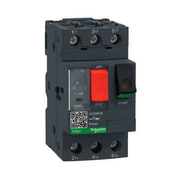 [SCHGV2ME06] TeSys GV2ME - disj. moteur - 1..1,6A - 3P 3d - déclencheur magnéto-thermique