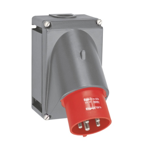 [LEG052874SGL] Socle connecteur hypra 4P+T 32A 400V IP44