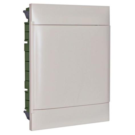 [LEG135002] Coffret encastré 2x12m porte blanche sans bornier mur maçonnerie