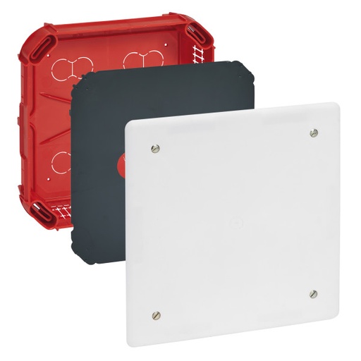 [LEG89274] Boîte complète Batibox maçonnerie pour dérivation rectangulaire 175x175x40mm