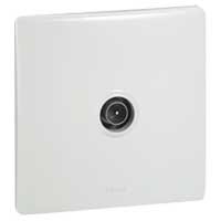 [LEG080643] Prise tv simple  neptune - mâle - fixation vis/griffes