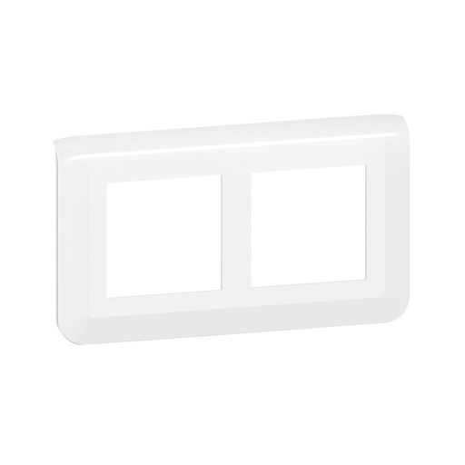 [LEG078864] Plaque de finition horizontale  pour 2x2 modules blanc MOSAIC