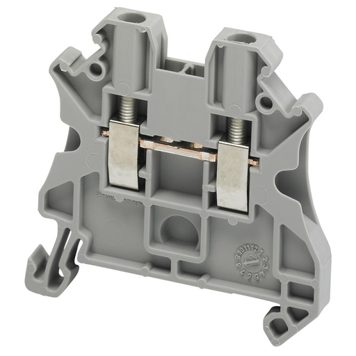 [SCHNSYTRV22] Borne à vis - passant - 2 points - 2,5mm² - gris