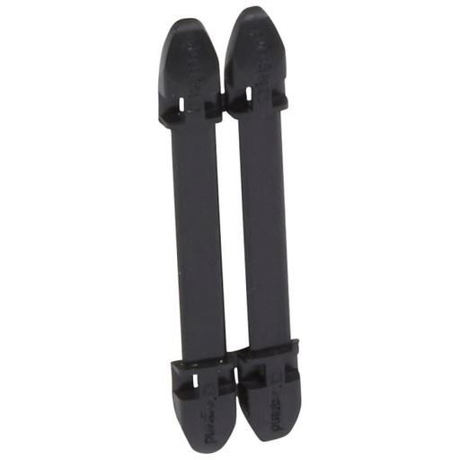 [LEG38450] Porte-repères noir 7 caractères duplix paquet de 100