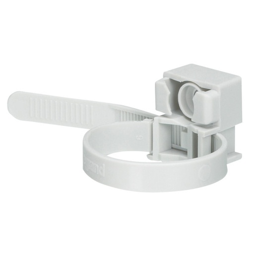 [LEG31900] Collier à embase gris RAL7035 à denture extérieure paquet de 100