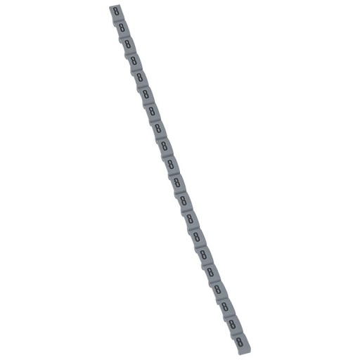 [LEG38408] Repère Duplix pour câbles - chiffre 8 - gris